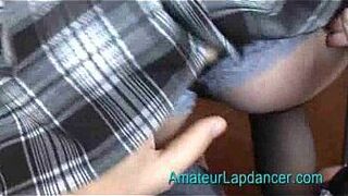 Lapdance in tartan dress - porn video