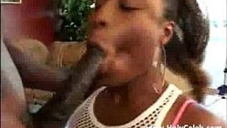 Ebony fuck with huge BBC - porn video
