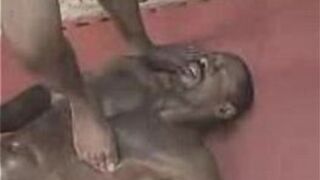 black wrestle cell vs titus - porn video
