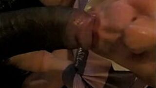 white gay is swallow black nectar - porn video