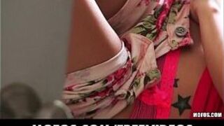 Horny young girlfriend is caught on camera fucking her boyfriend - porn video